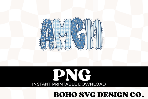 Amen Christian God PNG for T-Shirt Designs