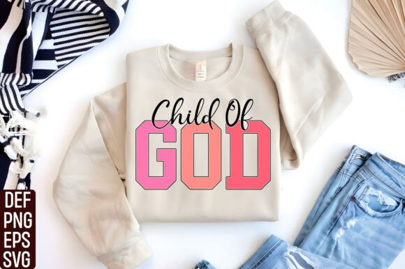 Child of God SVG: Christian T-Shirt Designs for Local Branding