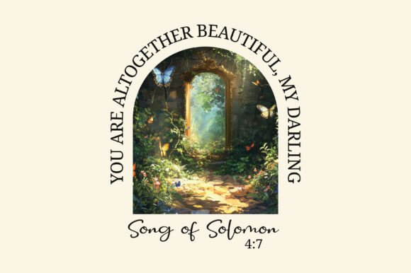 Christian Bible Verse Song of Solomon T-Shirt Designs