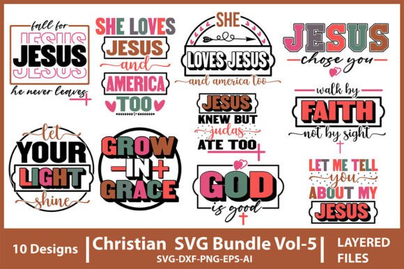 Christian SVG Bundle Vol-5