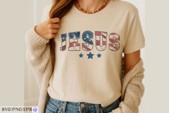 Jesus 4th of July T-Shirt Designs