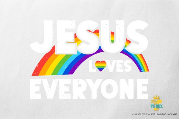 Jesus Loves Everyone T-Shirt Designs