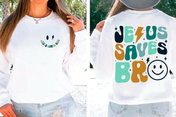 Jesus Saves Bro SVG: Kids Jesus SVG T-Shirt Designs