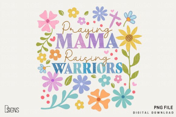 Mother’s Day Christian Mama Flowers PNG