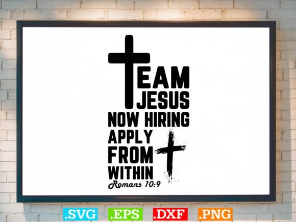 Team Jesus Now Hiring Apply SVG