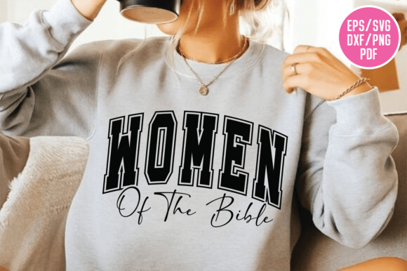 Woman of the Bible Christian PNG, Retro T-Shirt Designs